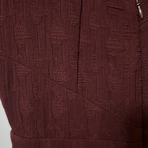 Eva Franco Anthropologie plum jumpsuit size XS - Picture 4 of 7